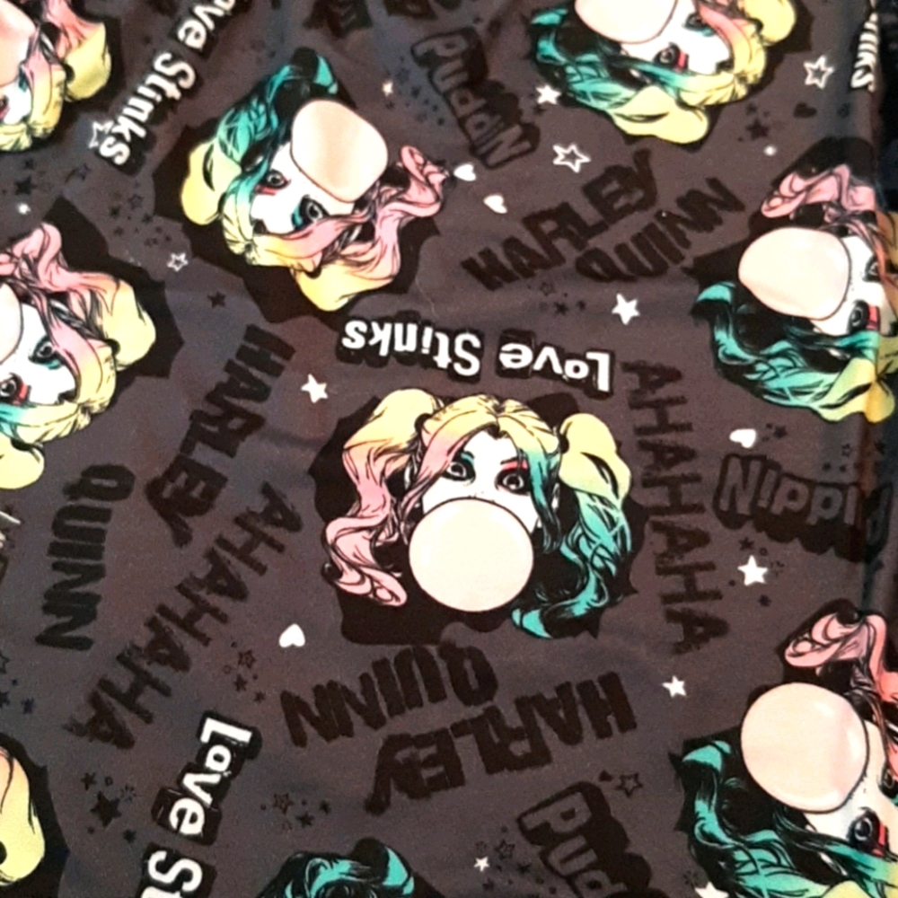 HARLEY QUINN LADIES SLEEP JOGGER/YOGA PANTS - Picture 4 of 7